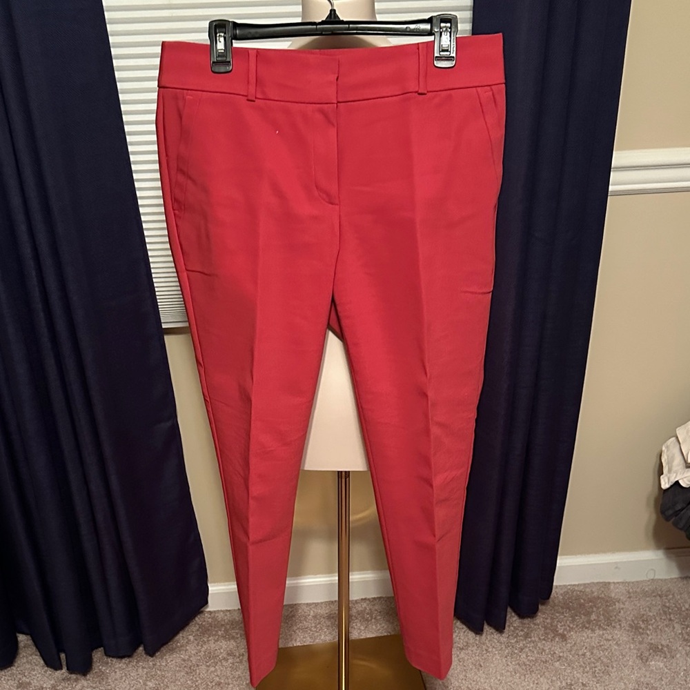LOFT Women's Marissa Cropped Rust Pants